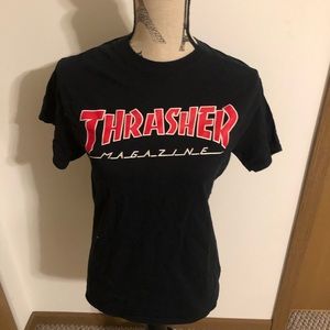 Black thrasher t shirt